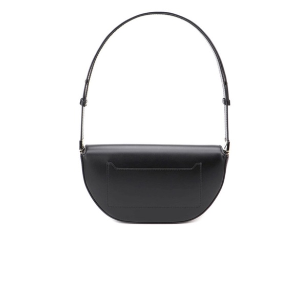 735. BURBERRY Olympia Black Leather Shoulder Crossbody Bag $2048 EUC - Picture 4 of 13